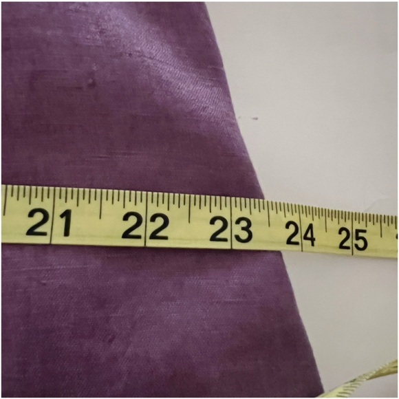 Boden Linen A-Line Skirt with Whipstitch Appliqué Detail Size 14 Long - Picture 9 of 11